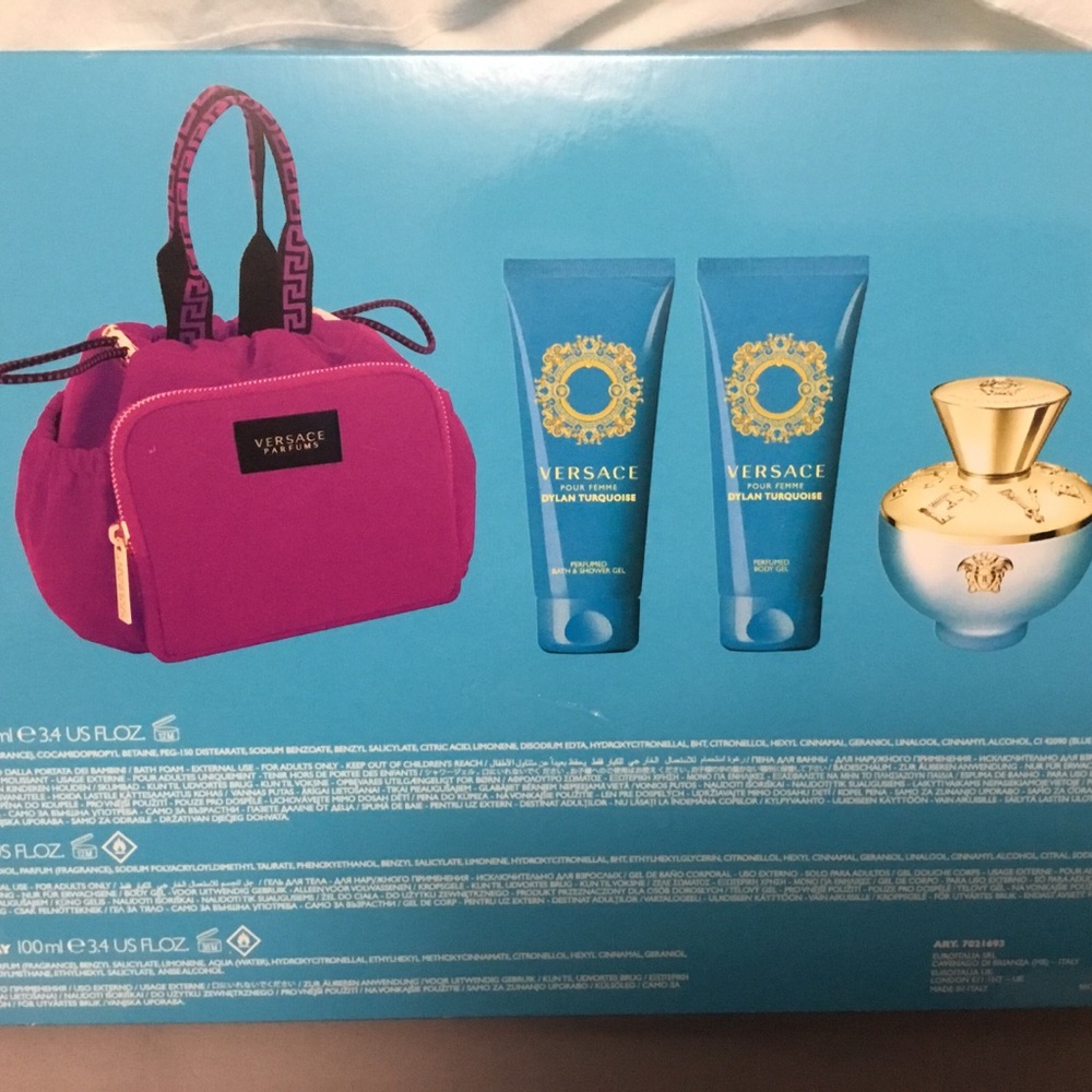 Versace Dylan Turquoise Gift Set Brand New - Picture 8 of 9